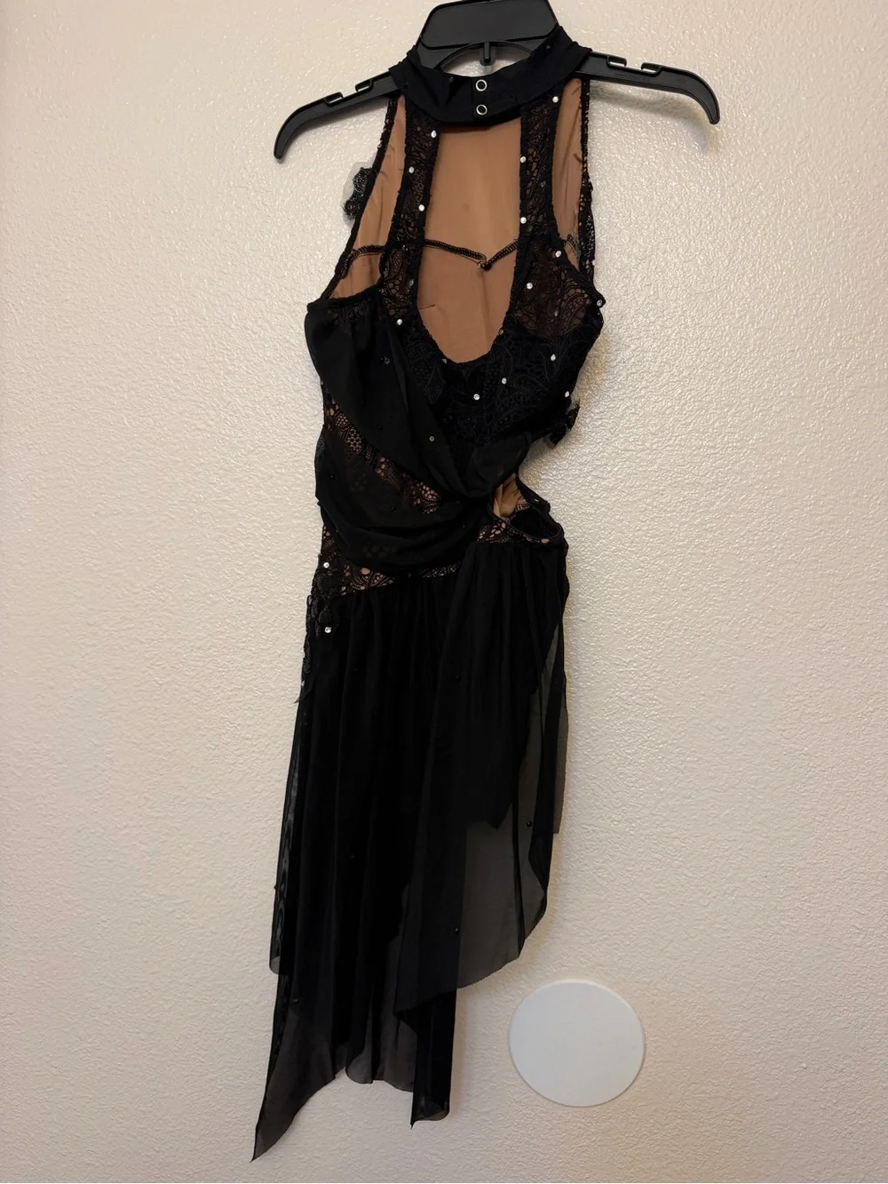 Revolution Tenth House lyrical Dance costume black custom LILITH TH24177 SA adlt